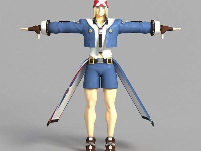 日本动漫人物模型(动漫人物3d建模图片)