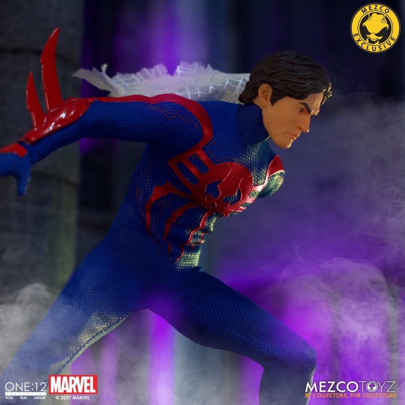 mezco蜘蛛侠2099手办正版 1:12可动人偶（mezco玩具公司官网） MEZCO mezco蜘蛛侠 mezco官网 mezco正版手办玩具 第3张