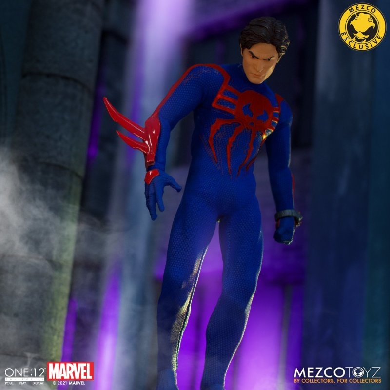 mezco蜘蛛侠2099手办正版 1:12可动人偶（mezco玩具公司官网） MEZCO mezco蜘蛛侠 mezco官网 mezco正版手办玩具 第4张