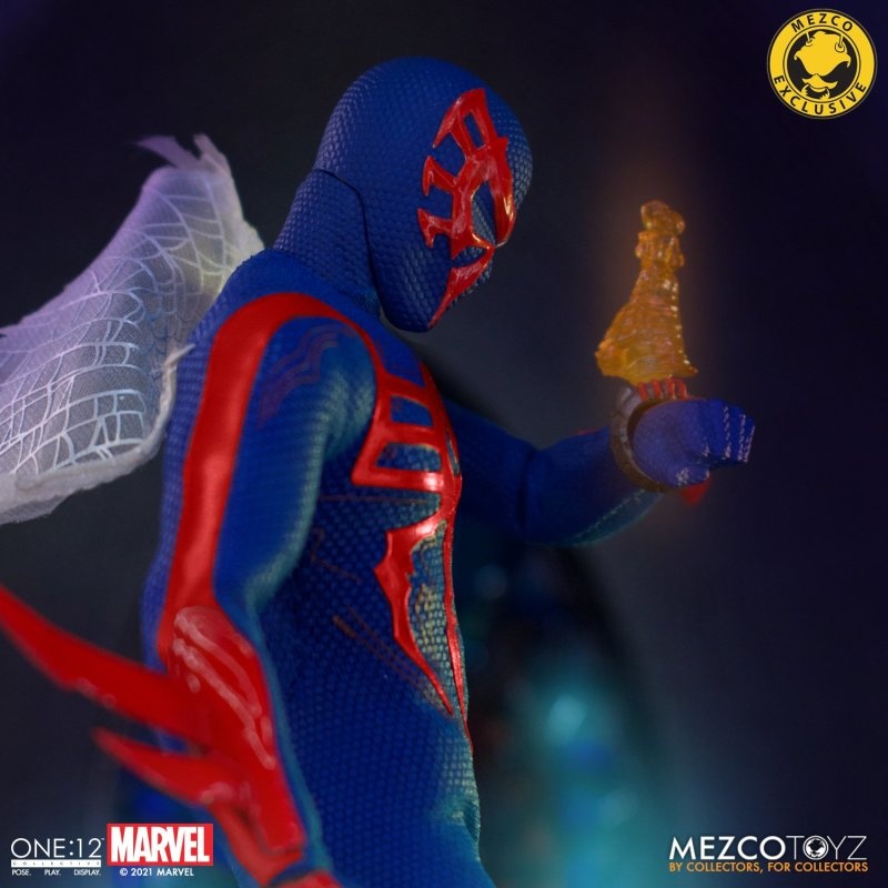 mezco蜘蛛侠2099手办正版 1:12可动人偶（mezco玩具公司官网） MEZCO mezco蜘蛛侠 mezco官网 mezco正版手办玩具 第6张