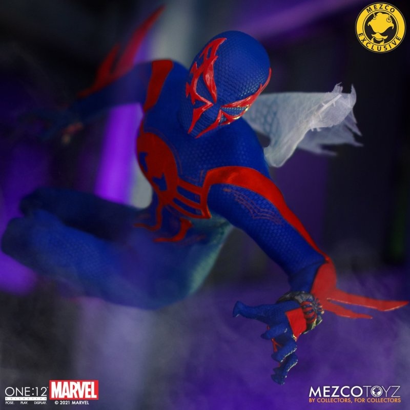 mezco蜘蛛侠2099手办正版 1:12可动人偶（mezco玩具公司官网） MEZCO mezco蜘蛛侠 mezco官网 mezco正版手办玩具 第7张