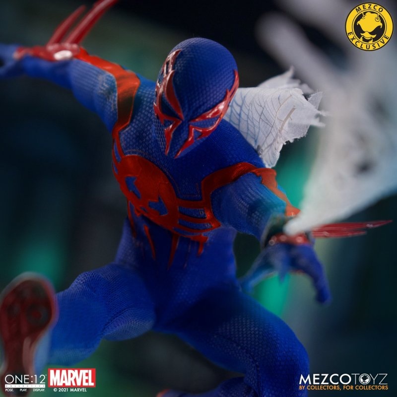 mezco蜘蛛侠2099手办正版 1:12可动人偶（mezco玩具公司官网） MEZCO mezco蜘蛛侠 mezco官网 mezco正版手办玩具 第8张