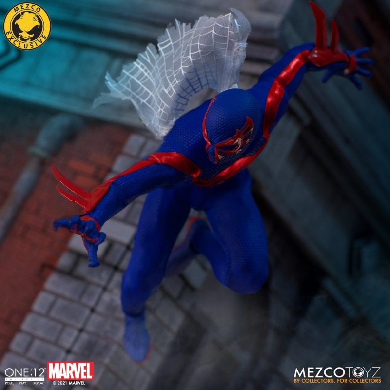 mezco蜘蛛侠2099手办正版 1:12可动人偶（mezco玩具公司官网） MEZCO mezco蜘蛛侠 mezco官网 mezco正版手办玩具 第14张