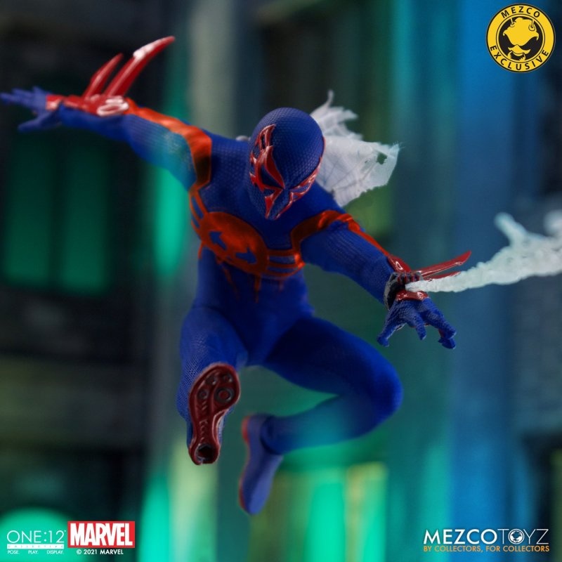 mezco蜘蛛侠2099手办正版 1:12可动人偶（mezco玩具公司官网） MEZCO mezco蜘蛛侠 mezco官网 mezco正版手办玩具 第15张