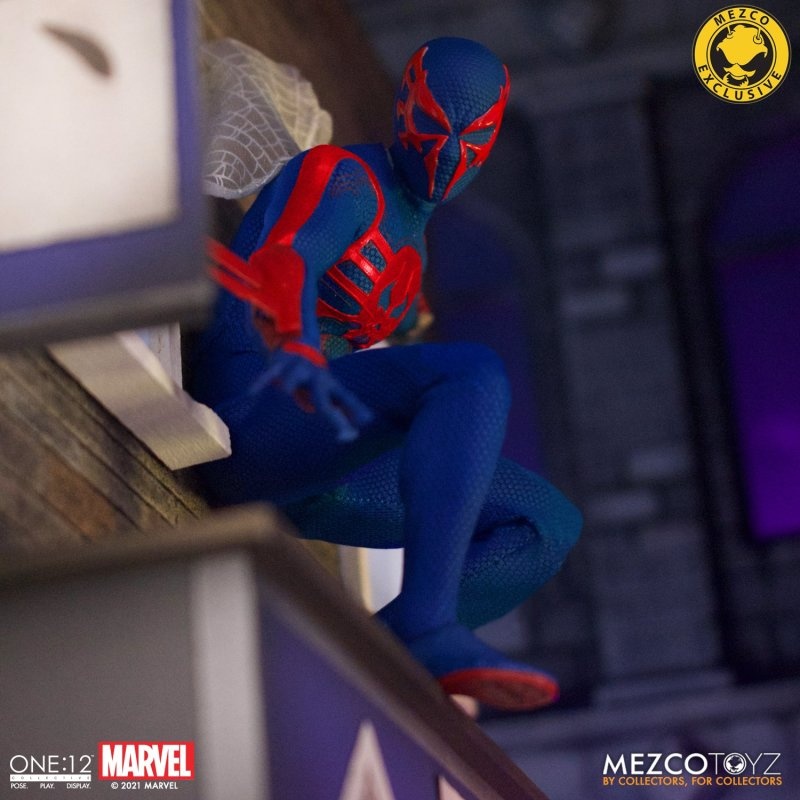 mezco蜘蛛侠2099手办正版 1:12可动人偶（mezco玩具公司官网） MEZCO mezco蜘蛛侠 mezco官网 mezco正版手办玩具 第16张