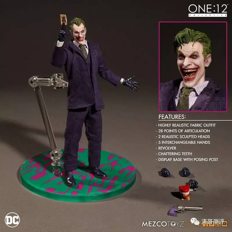 mezco小丑手办测评，蚂蚁厂推出新品《小丑:犯罪王子》1/12 小丑开箱 mezco，mezco小丑，mezco小丑手办开箱测评 第8张